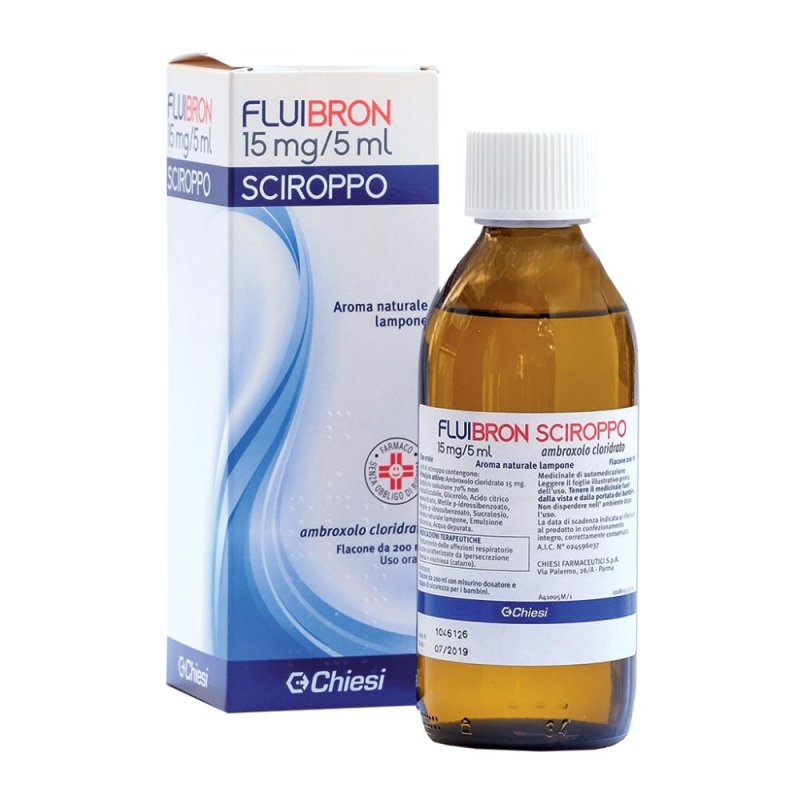 Fluibron 15 Mg/5 Ml Sciroppo Flacone 200 Ml Fluibron 15 Mg/5 Ml Sciroppo Flacone 200 Ml