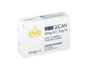 Visuglican 4% + 0,2% Collirio, Soluzione 25 Contenitori Monodose Da 0,5 Ml