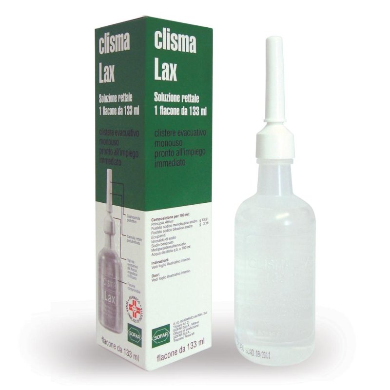 Clismalax Soluzione Rettale 1 Flacone Da 133 Ml Clismalax Soluzione Rettale 1 Flacone Da 133 Ml
