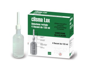 Clisma Lax Soluzione Rettale Clistere Evacuativo Monouso 4 Clismi 133 Ml 