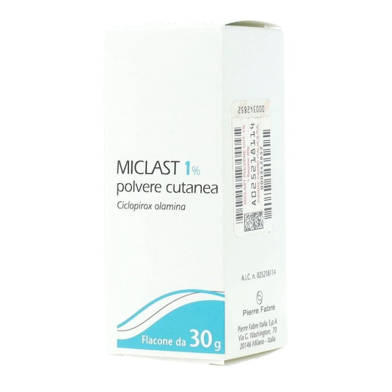 Miclast 1% Polvere Cutanea 1 Flacone Da 30 G
