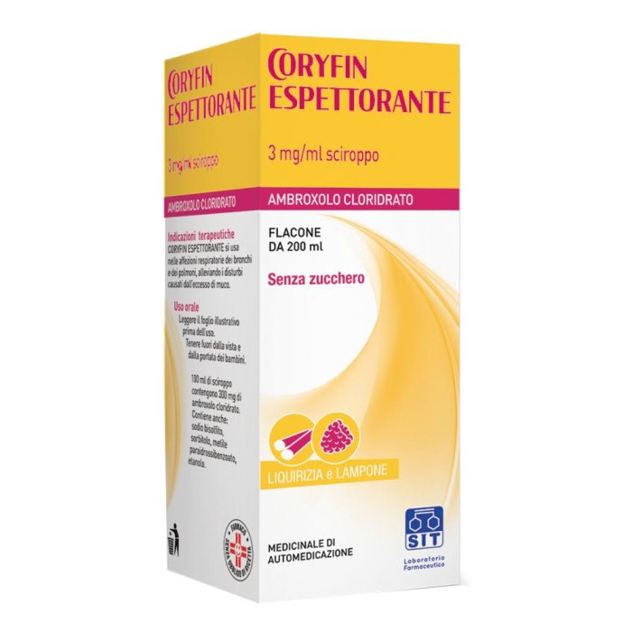 Coryfin Espettorante sciroppo 200ml Coryfin Espettorante sciroppo 200ml