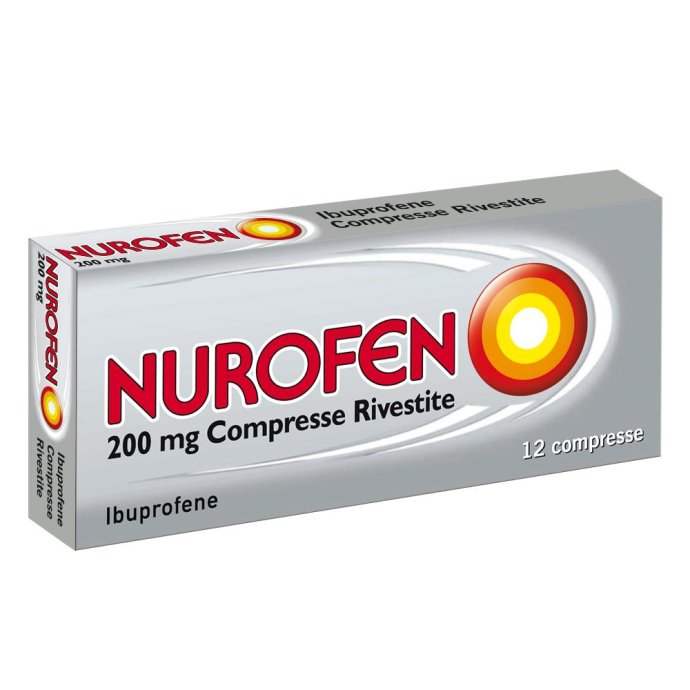 Nurofen 200 Mg Compresse Rivestite 12 Compresse Nurofen 200 Mg Compresse Rivestite 12 Compresse