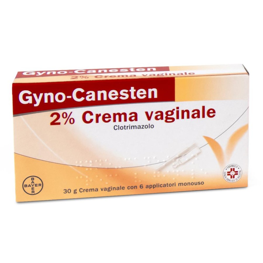 Gyno canesten 2% Crema Vaginale 1 Tubo Da 30 G