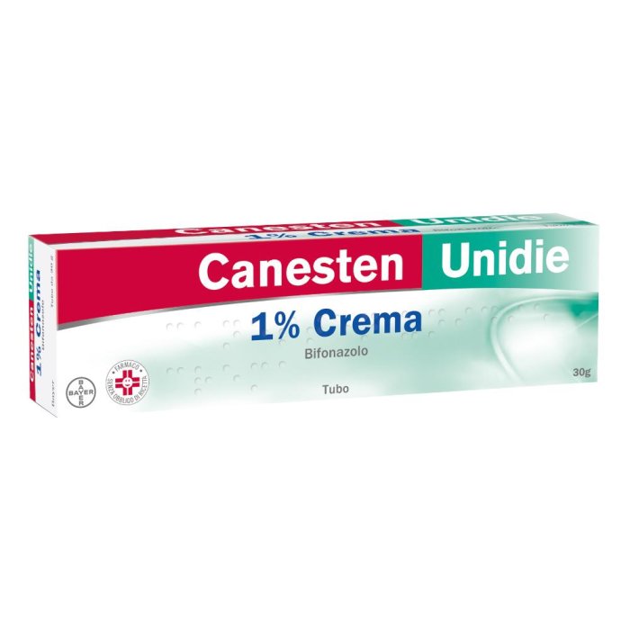 Canesten Unidie 30 g 1% crema per trattamento antimicotico della pelle - Bayer Ch Canesten Unidie 30 g 1% crema per trattamento antimicotico della pelle - Bayer Ch