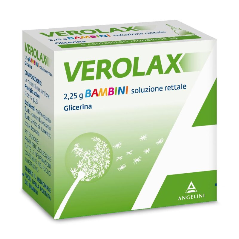 Verolax 3 G Bambini Soluzione Rettale 6 Contenitori Monodose Verolax 3 G Bambini Soluzione Rettale 6 Contenitori Monodose