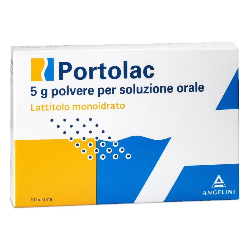 Portolac Polvere Orale 10 Bustine da 5 g Lassativo a Base di Lattitolo per Stitichezza e Regolarità Intestinale Portolac Polvere Orale 10 Bustine da 5 g Lassativo a Base di Lattitolo per Stitichezza e Regolarità Intestinale