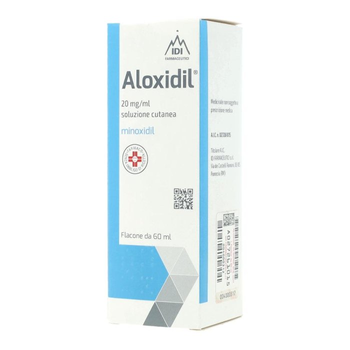 Aloxidil 20 Mg/Ml Soluzione Cutanea 1 Flacone Da 60 Ml Aloxidil 20 Mg/Ml Soluzione Cutanea 1 Flacone Da 60 Ml