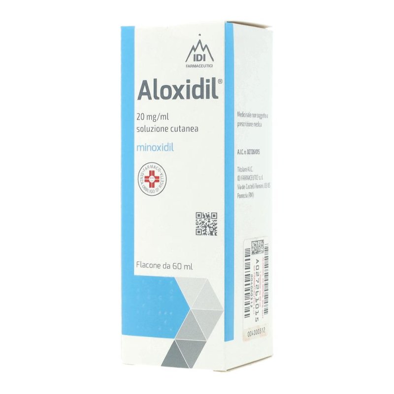 Aloxidil 20 Mg/Ml Soluzione Cutanea 1 Flacone Da 60 Ml