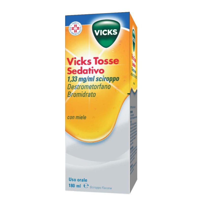 Vicks Tosse Sedativo 1,33 Mg/Ml Sciroppo Flacone 180 Ml