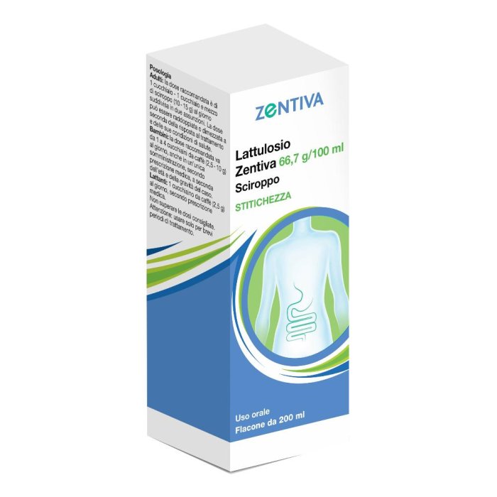 Lattulosio Sciroppo 200 ml Lassativo per Stitichezza Cronica di Adulti e Bambini Lattulosio Sciroppo 200 ml Lassativo per Stitichezza Cronica di Adulti e Bambini