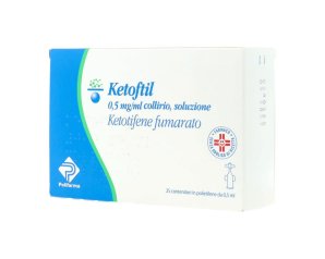 Ketoftil 0,05% Collirio, Soluzione 25 Contenitori Monodose Da 0,5 Ml
