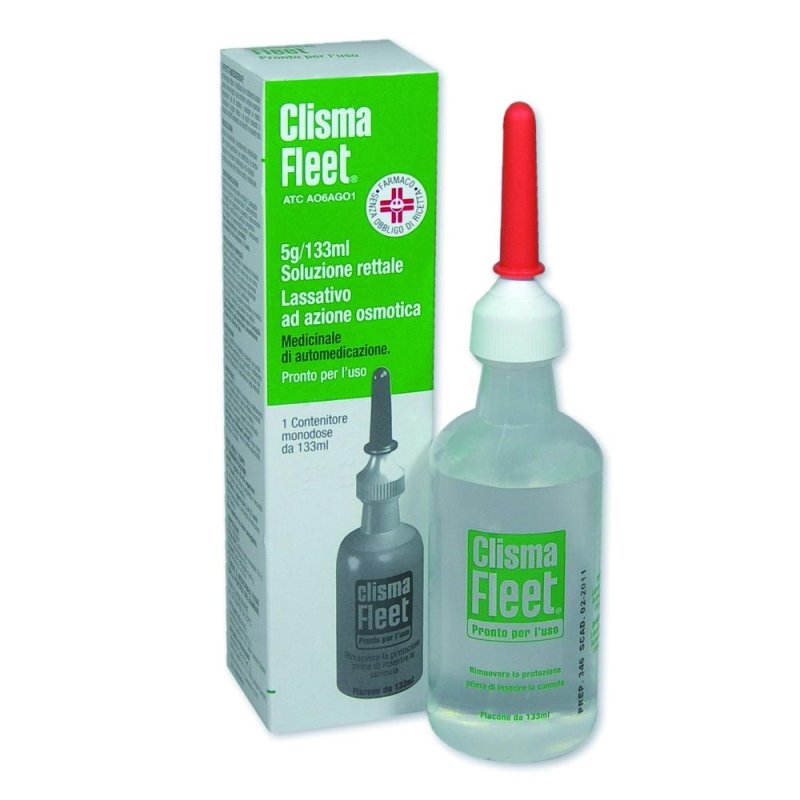 Clisma Fleet Pronto Uso 1 Flacone 133 ml Soluzione Rettale Clisma Fleet Pronto Uso 1 Flacone 133 ml Soluzione Rettale