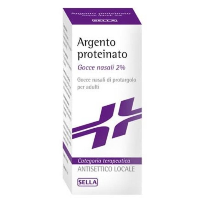 Argento Proteinato 2% Gocce Nasali E Auricolari Soluzione Flacone 10 Ml