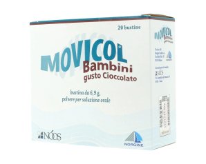 Movicol Bambini 6,9 G Polvere Per Soluzione Orale Gusto Cioccolato 20 Bustine
