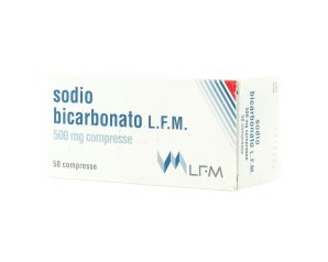 Sodio Bicarbonato 500 mg 50 compresse integratore per digestione e acidità di stomaco