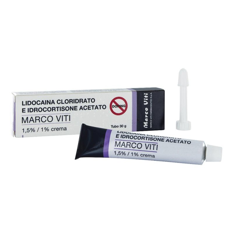 Lidocaina e idrocortisone crema rettale 30 g Viti