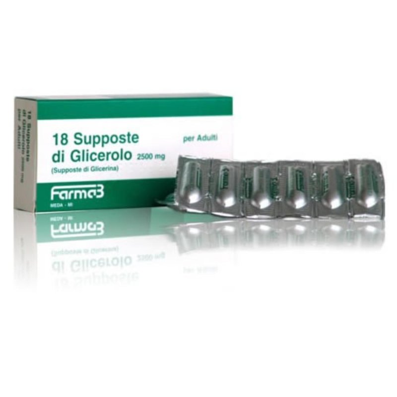Fadem Glycerol Supposte di glicerolo Lassative Adulti 18 Pezzi Fadem Glycerol Supposte di glicerolo Lassative Adulti 18 Pezzi