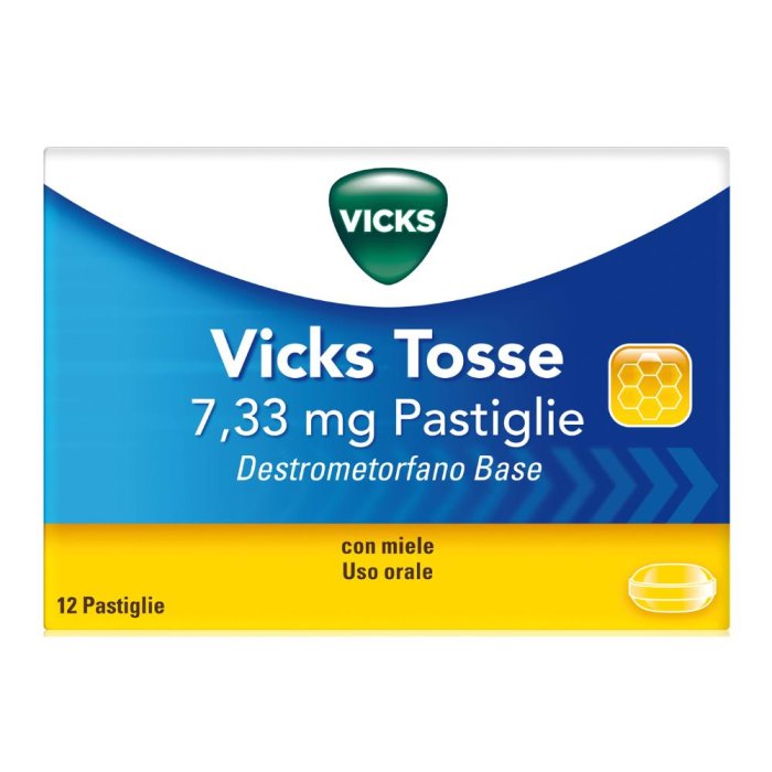 Vicks Tosse 12Pastl 7,33Mg Mie