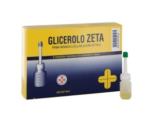 Glicerolo Zeta Prima Infanzia 2,25 G Soluzione Rettale 6 Contenitori Monodose Con Camomilla E Malva