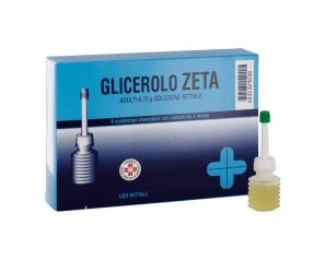 Glicerolo Zeta Adulti 6,75 G Soluzione Rettale 6 Contenitori Monodose Con Camomilla E Malva