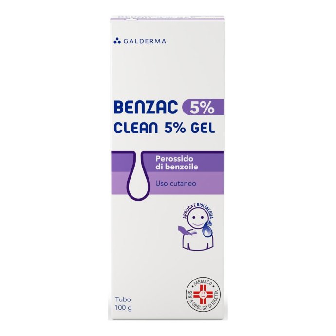 Benzac Gel Clean 5% Tubo 100 g