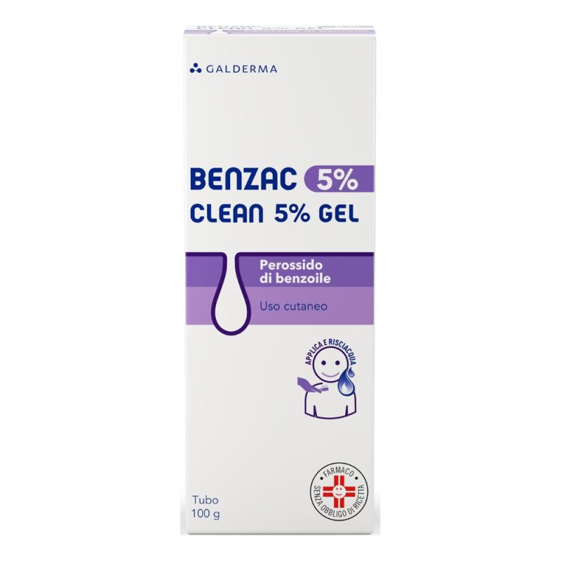 Benzac Gel Clean 5% Tubo 100 g Benzac Gel Clean 5% Tubo 100 g