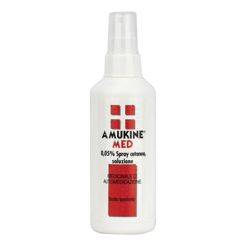 Amukine Med 0,05 % Spray Cutaneo, Soluzione Flacone 200 Ml