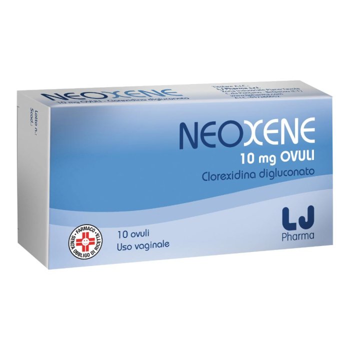 Neoxene 10 Ovuli disinfettanti da 10 Mg Neoxene 10 Ovuli disinfettanti da 10 Mg