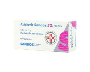 Aciclovir Sandoz 5% Crema per herpes Confezione 3 Gr