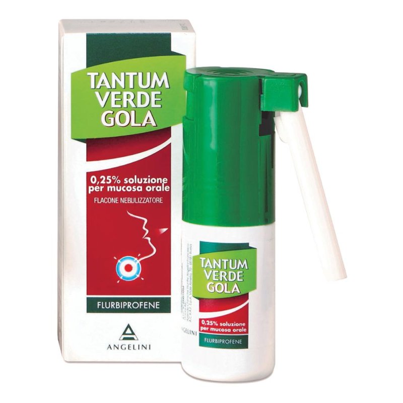 Tantum Verde Gola 250 Mg/100 Ml Spray Per Mucosa Orale  Soluzione 15 Ml