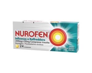 Nurofen Influenza Raffreddore 200 Mg + 30 Mg 24 Compresse Rivestite