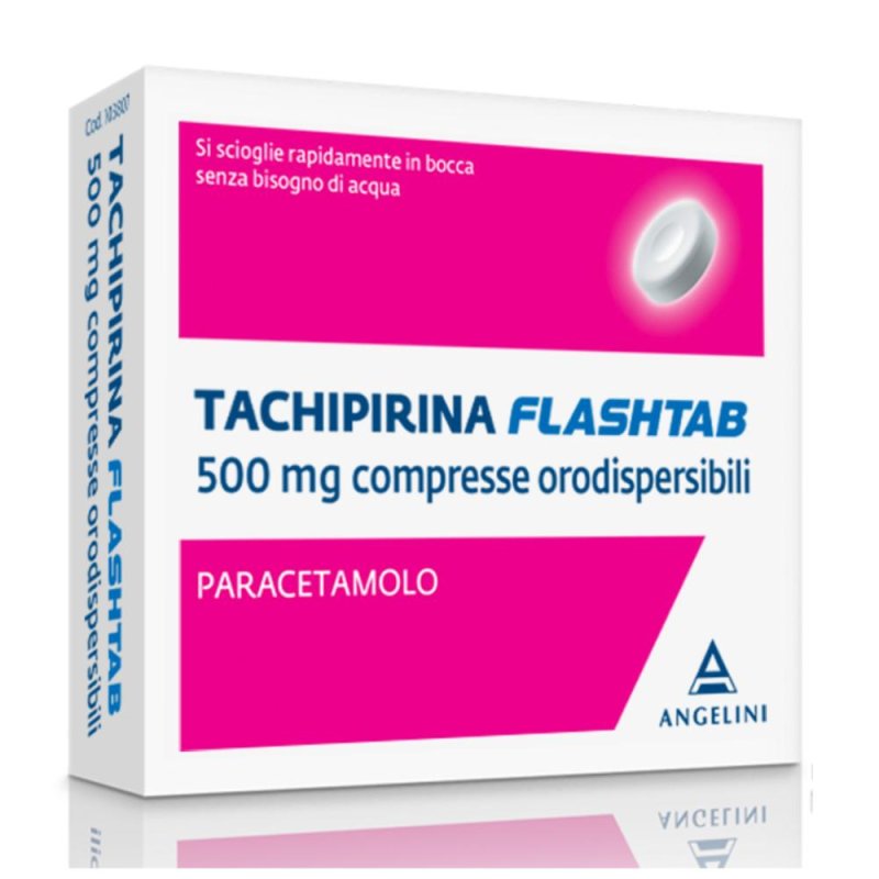 Tachipirina Flashtab 500 Mg Compresse Orodispersibili 16 Compresse