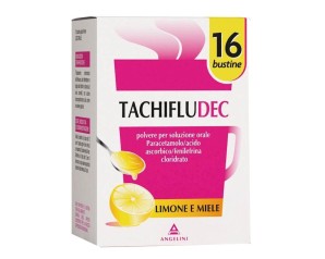 Tachifludec 16 bustine gusto miele e limone 