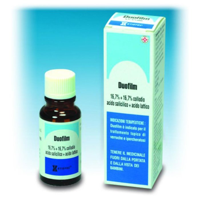 Duofilm 16,7% + 15% Collodio Flacone Da 15 Ml Duofilm 16,7% + 15% Collodio Flacone Da 15 Ml