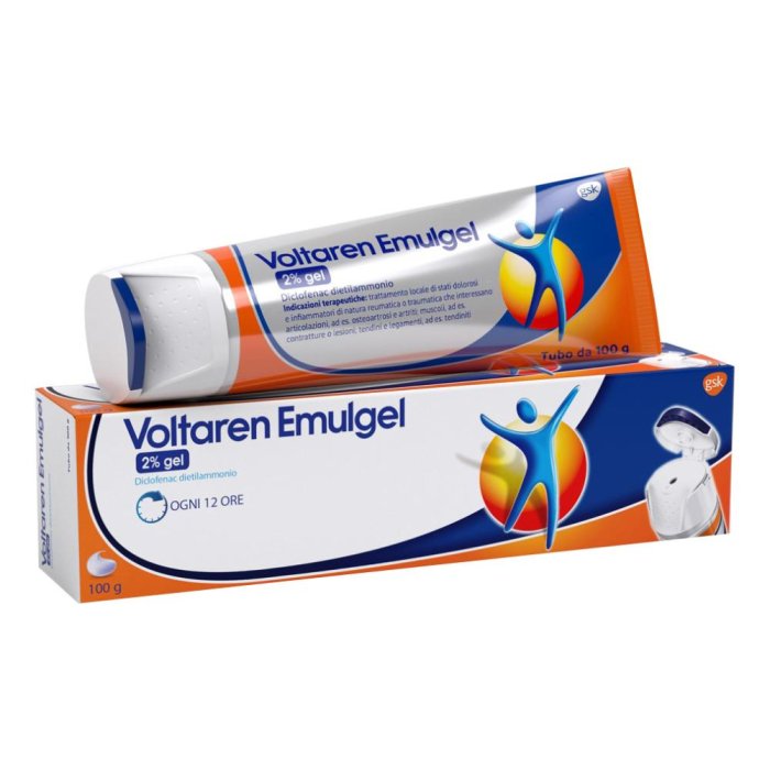 Voltaren Emulgel 2% 100 g Gel Dermatologico per dolori muscolari e articolari - Novartis Farma Spa Voltaren Emulgel 2% 100 g Gel Dermatologico per dolori muscolari e articolari - Novartis Farma Spa