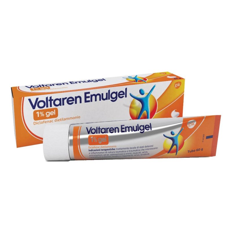 Voltaren Emulgel 1% Gel Derm per Dolori Muscolari 60 g Voltaren Emulgel 1% Gel Derm per Dolori Muscolari 60 g