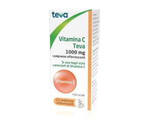 VITAMINA C TEVA 1g 10 Cpr Eff.