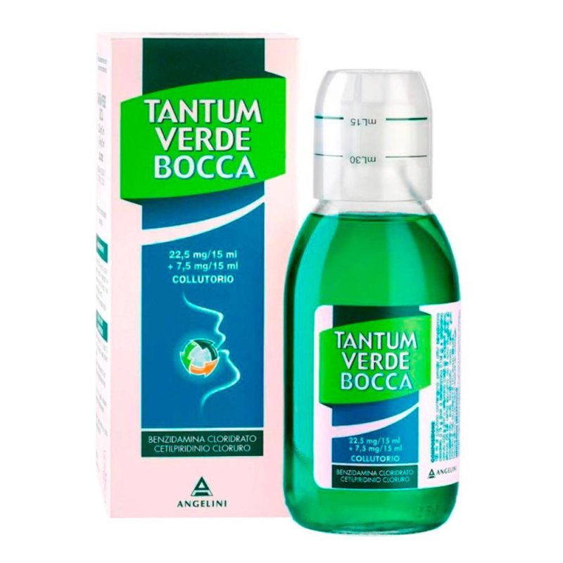 Tantum Verde B 22,5 Mg/15 Ml + 7,5 Mg/15 Ml Collutorio 1 Flacone 240 Ml