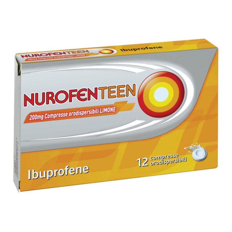 Nurofenteen 200 Mg Compresse Orodispersibili 12 Compresse Orodispersibili Menta In Blister Pvc/Al/Poliamide/Al Nurofenteen 200 Mg Compresse Orodispersibili 12 Compresse Orodispersibili Menta In Blister Pvc/Al/Poliamide/Al