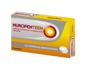 Nurofenteen 200 Mg 12 Compresse Orodispersibili Limone