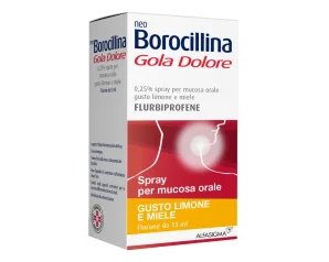  Neoborocillina Gola Dolore Spray 15ml Limone Miele