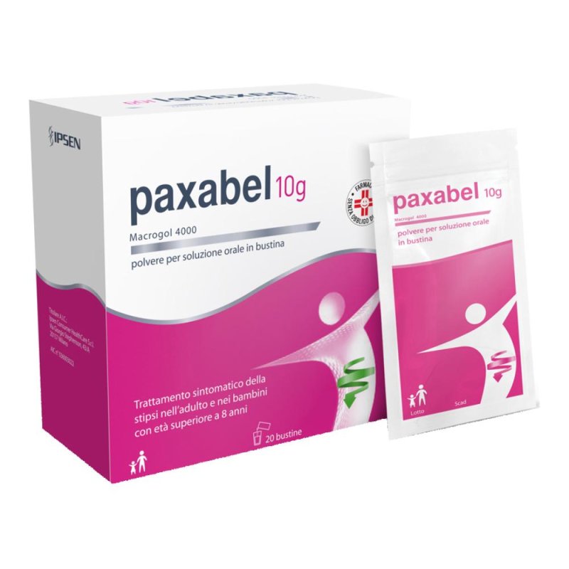 Paxabel 20 bustine per stitichezza Paxabel 20 bustine per stitichezza