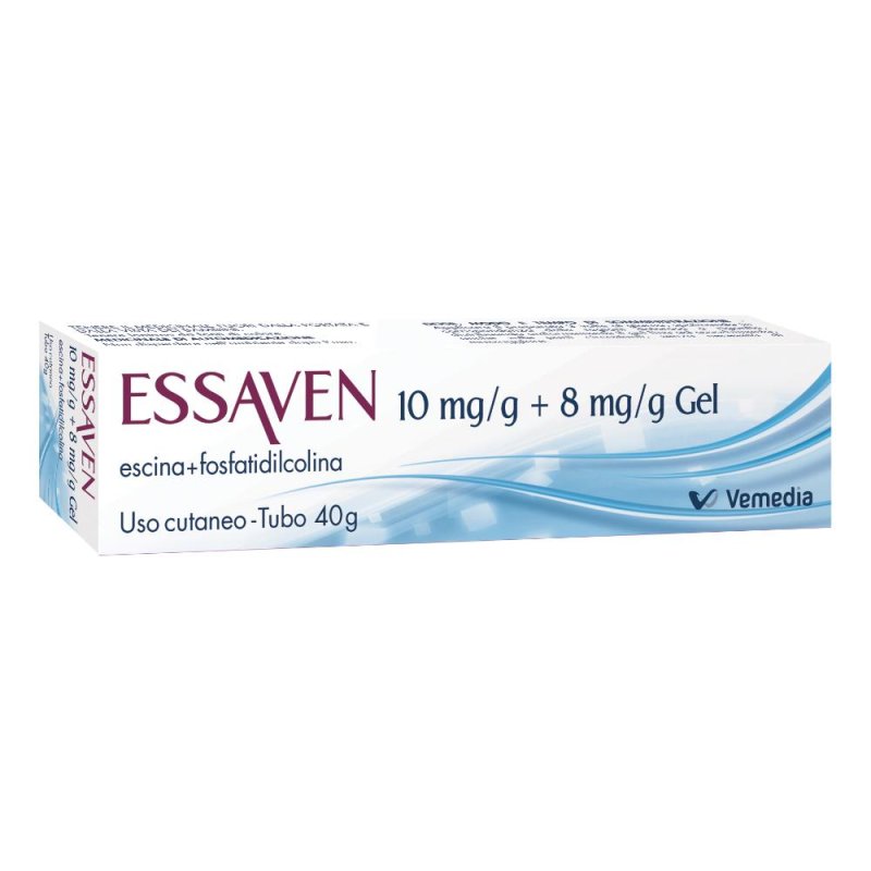 Essaven 10 Mg/G + 8 Mg/G Gel, Tubo Da 40 G Essaven 10 Mg/G + 8 Mg/G Gel, Tubo Da 40 G