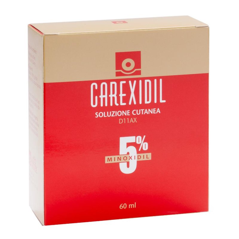 Carexidil 5% Soluzione Cutanea Flacone Da 60 Ml Carexidil 5% Soluzione Cutanea Flacone Da 60 Ml