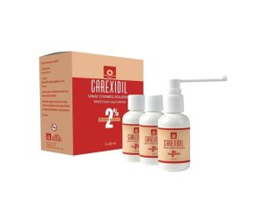 Carexidil 3 flaconi soluzione cutanea 60 ml 2%
