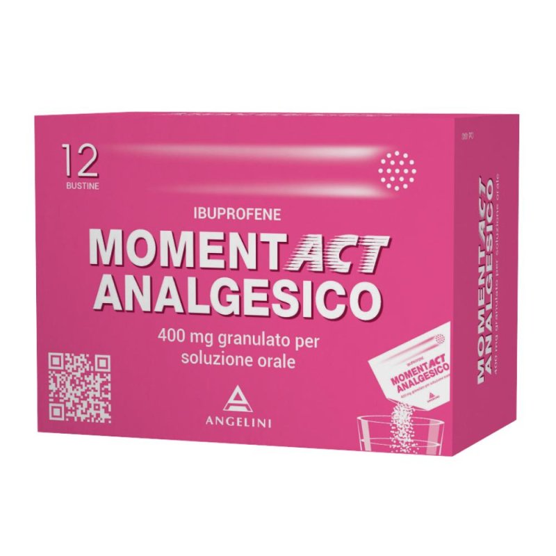 Momentact Analgesico Ibuprofene 400 mg 12 Bustine Granulato