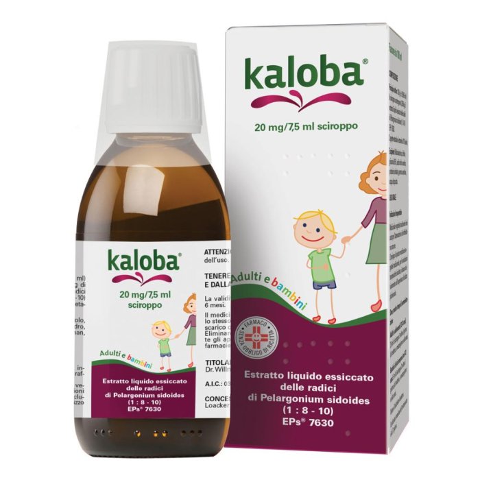 Kaloba 20 Mg/7,5 Ml Sciroppo Fl 100 Ml Con Bicchiere Dosatore Kaloba 20 Mg/7,5 Ml Sciroppo Fl 100 Ml Con Bicchiere Dosatore