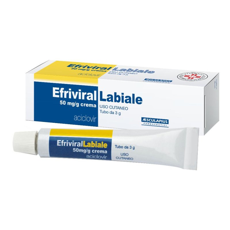 EFRIVIRAL Labiale Crema 5% 3g EFRIVIRAL Labiale Crema 5% 3g