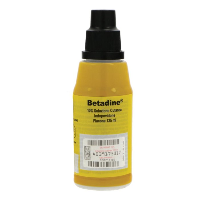 Betadine 10% Soluzione Cutanea Disinfettante 125ml Betadine 10% Soluzione Cutanea Disinfettante 125ml